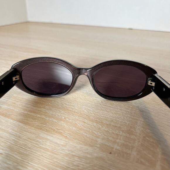 Escada E1114 E779 Vintage Sunglasses FRAMES ONLY Glitter Brown 52-17-140 main image 5
